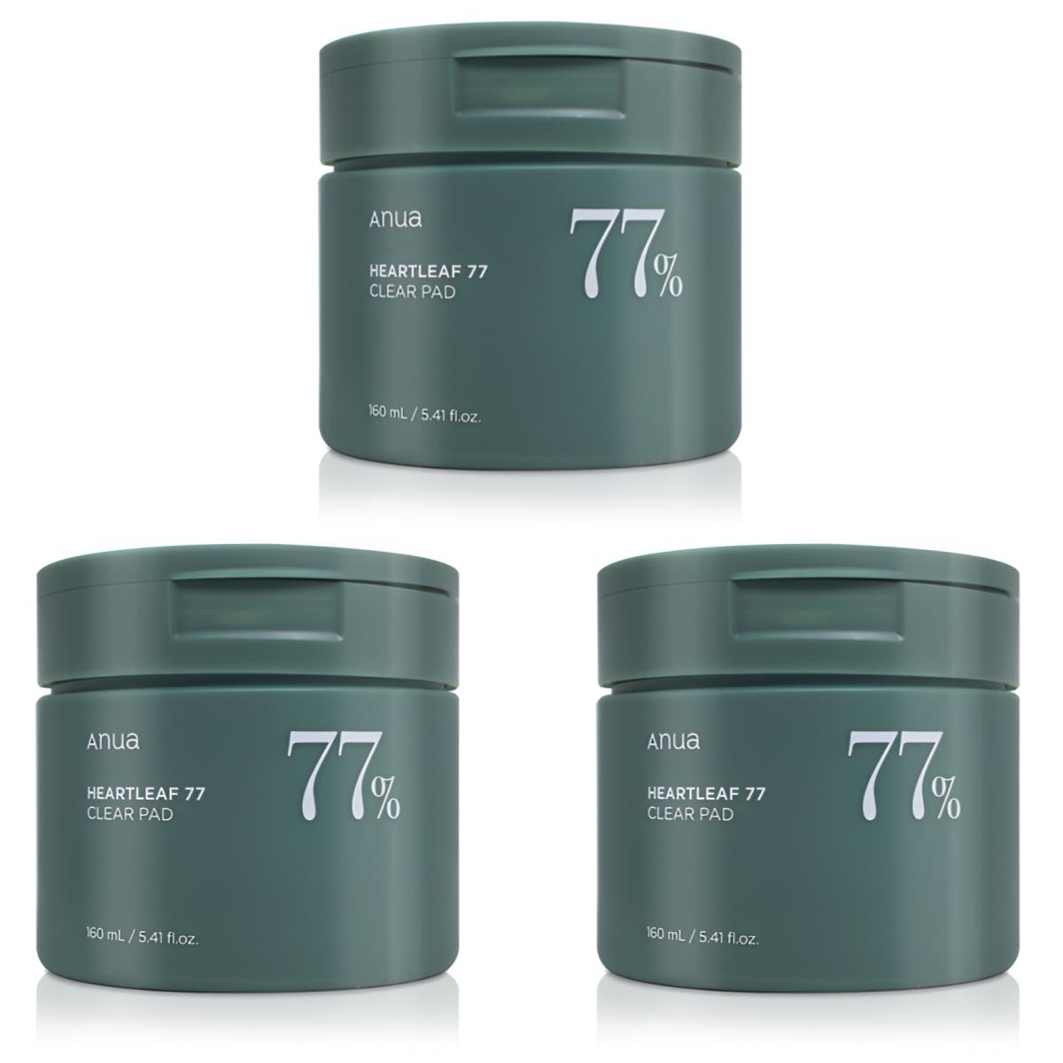 

[Anua] Пэды для лица с экстрактом хауттюйнии 77% 160 мл (70 штуки) 160ml (70 pieces) X 3PCS