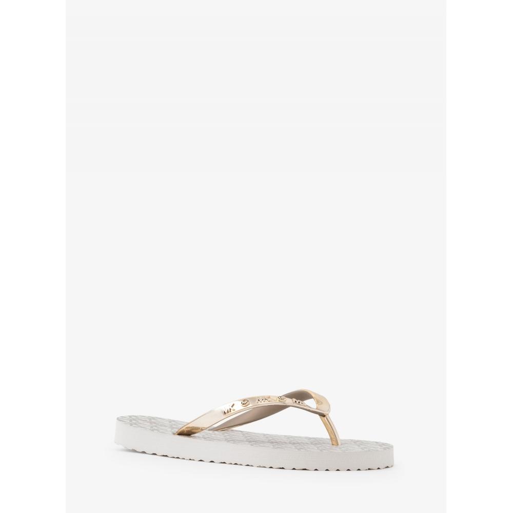 

ШЛЕПАНКИ MICHAEL KORS MK LOGO 49S4MKFA1B150 ВАНИЛЬ