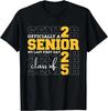 Officially A Senior 2025 My Last First Day Class of 2025 Gift Unisex T-Shirt