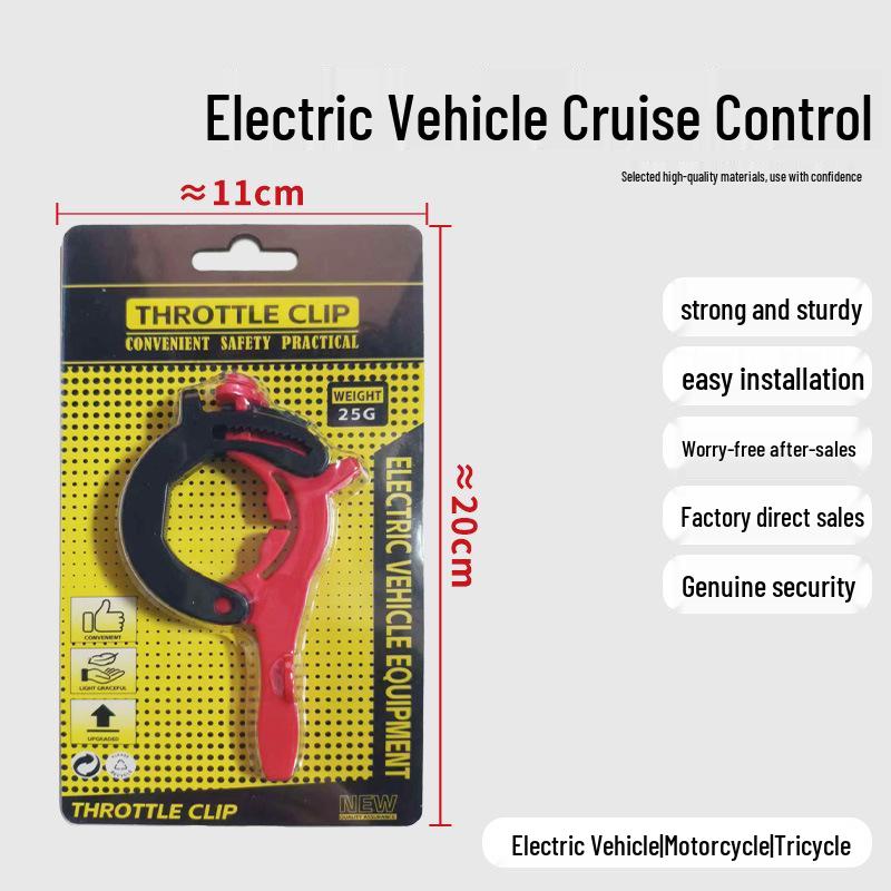 Elektrische Fiets Gashendelvergrendeling: Krachtbesparende Cruise Control Stuurbooster voor Lange Afstanden.