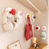 4Pcs Colorful Strong Adhesive Hooks For Bathroom And Kitchen Hole-Free Removable Hooks For Keys Towels Bags And Dolls