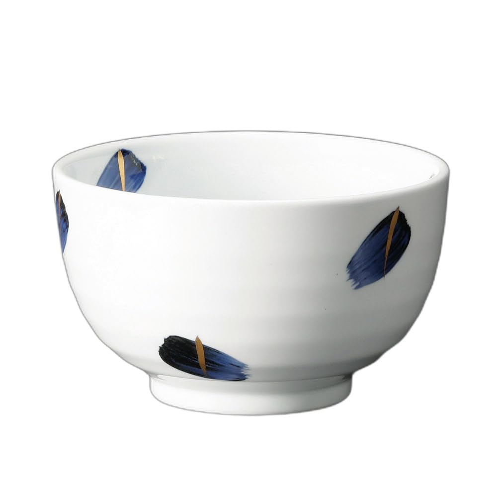 

Kasuri Natsume bowl Bowl Strengthening (blue) 4.5 [13.6×8.8cm] синий