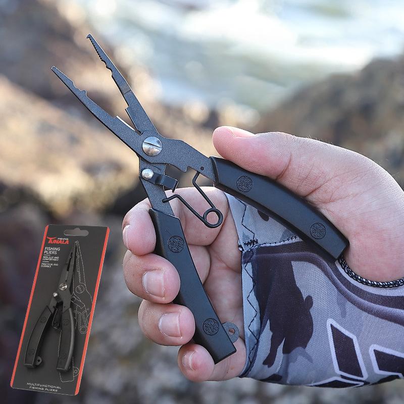 Steel Fishing Line Cutter Accessories Fishing Tool Split Ring Pliers Fishing Pliers Hook Remover Stainless Steel Line Cutter
