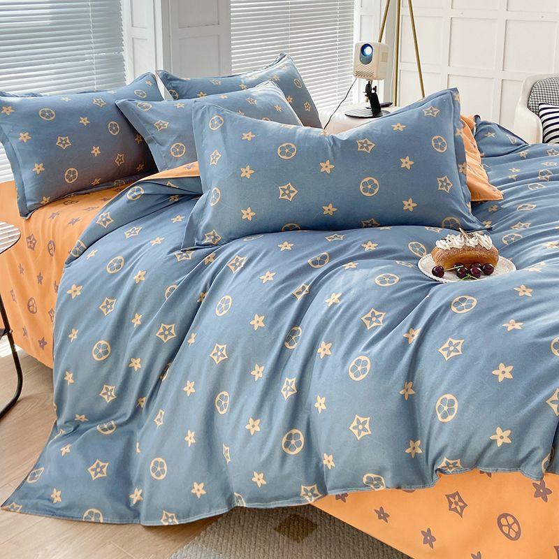 Small Fresh Bed Four-piece Dormitory Quilt Cover Three-piece Bed Sheet Set