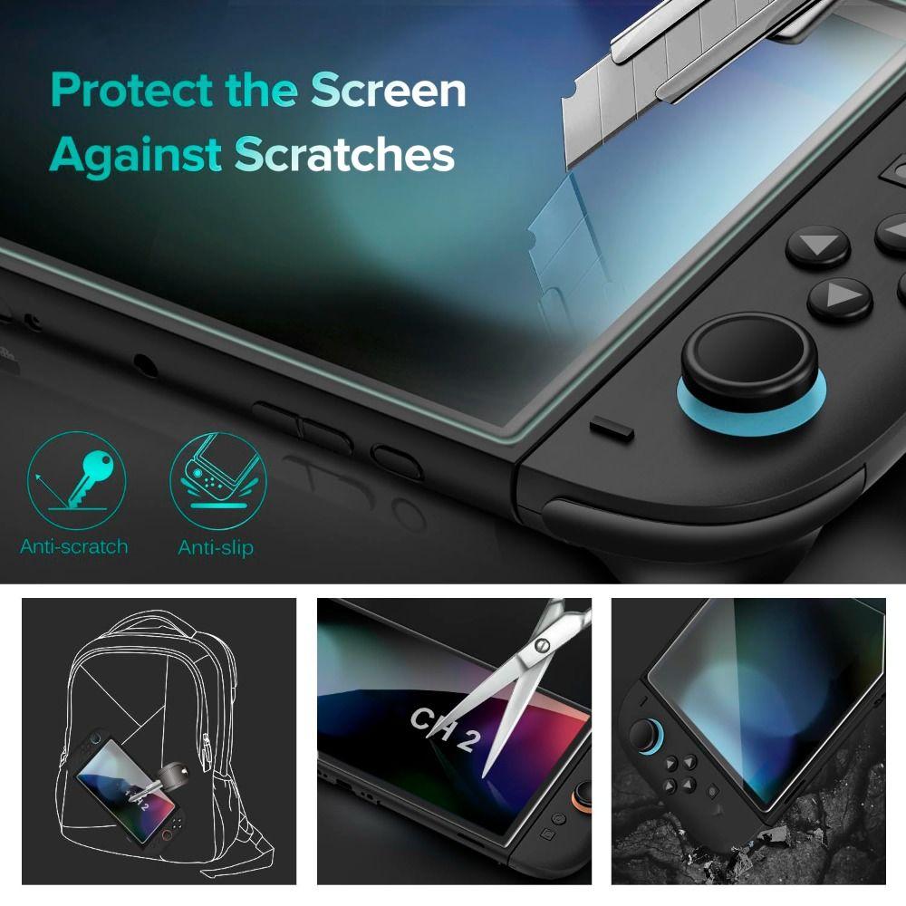 1/2/3 Pack Curved Edge Screen Protector Tempered Glass for Nintendo Switch 2nd Gen 2025 Game Console
