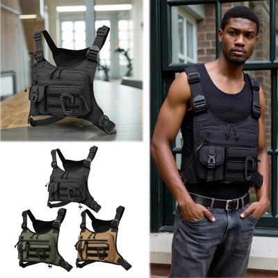 Visvest Tas Heren Utility Gereedschapskist Tassen Heuptas Buiten Bergbeklimmen Kamperen Wandelen Jagen Rugzak Voorste Rig Pouch