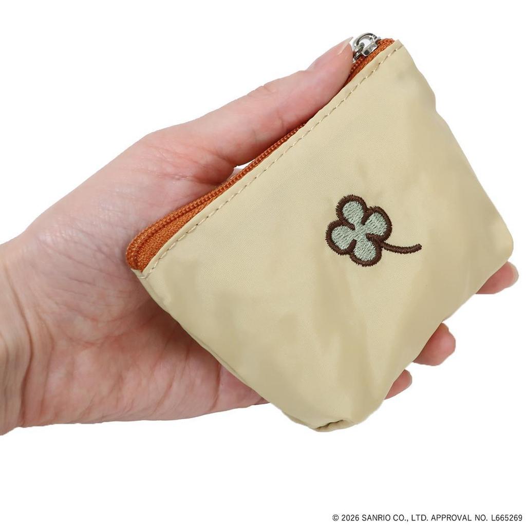 Pompompurin Mini Pouch Micro Trapezoid Sanrio Characters Basic FA B Japan Small Item Storage Cute Character Goods Mail Delivery Available Cinema