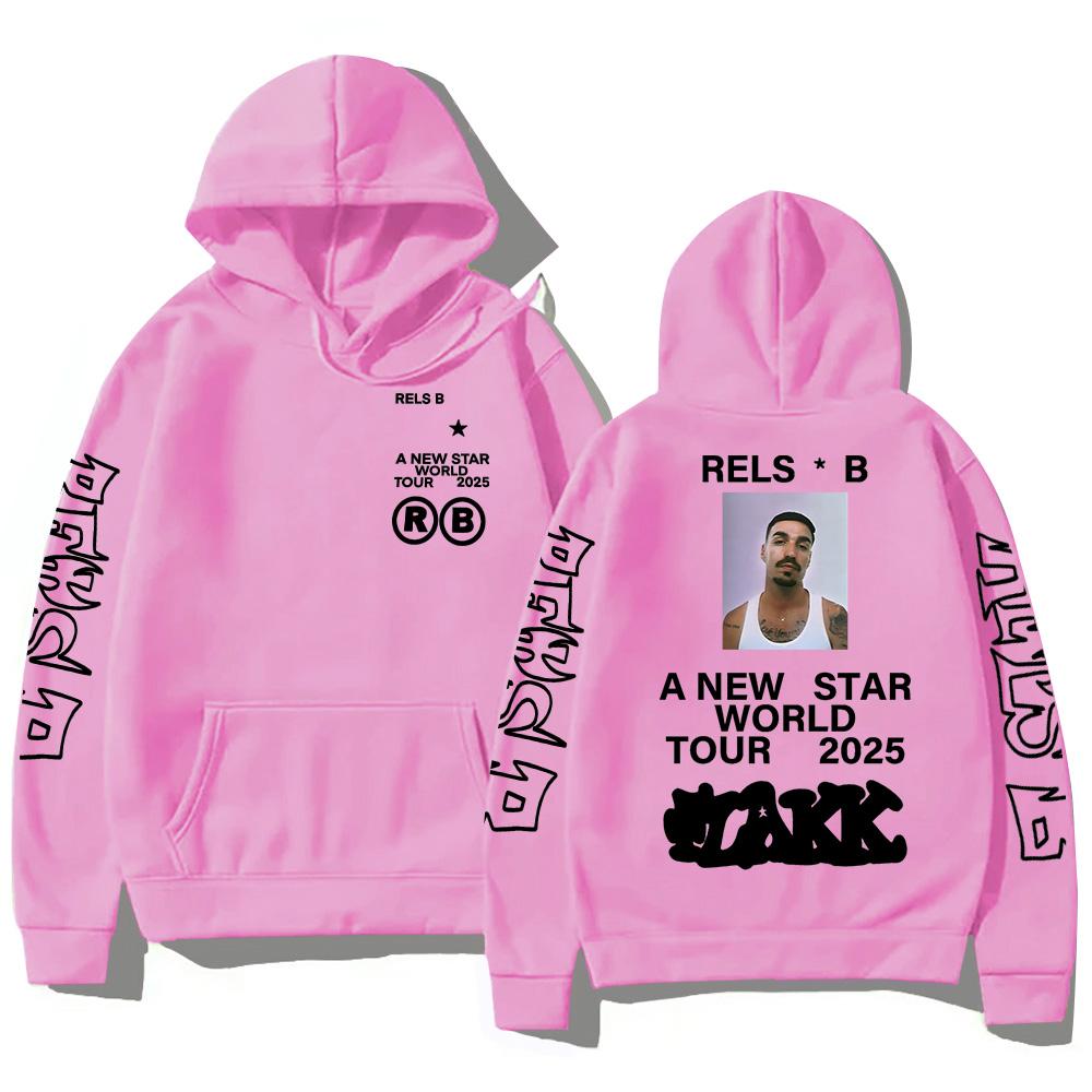 Rels BA Neue Starworld Tour 2025 Hoodies Pop Männer Frauen Sweatshirt Neue Trend Ästhetische Kleidung High Street Pullover
