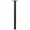 4 höhenverstellbare Tischbeine Schwarz 870 mm