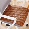 Simple Bamboo Summer Cool Mat Breathable Not Touching Car Ventilated Seat Cover Square Foldable Chair Mat Office