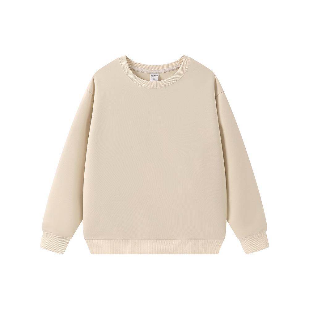 Ciężka Męska Bluza z Kapturem Casual Luźna 330G - Jednolity Kolor Amerykański Trend, Kolekcja Jesień/Zima