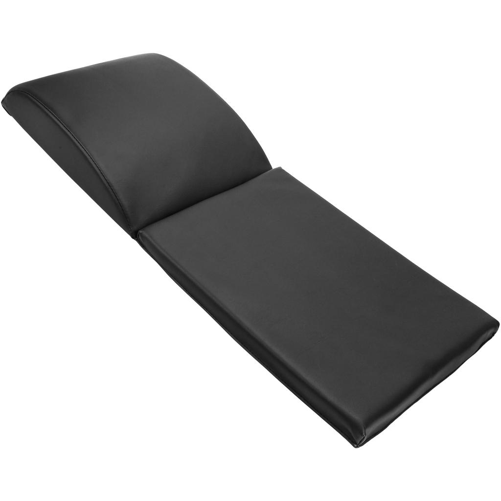 Adjustable Anti-Slip Sit-Up Bench-Foldable Comfortable Portable Abdominal Exercise Mat with PU Leather & Foam for Home Gym