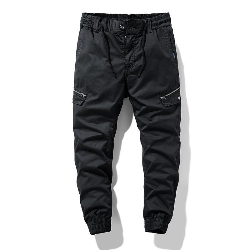 Men's Overalls Casual Pants Long Pants Green Versatile High Arcade Leggings Trendy Brand