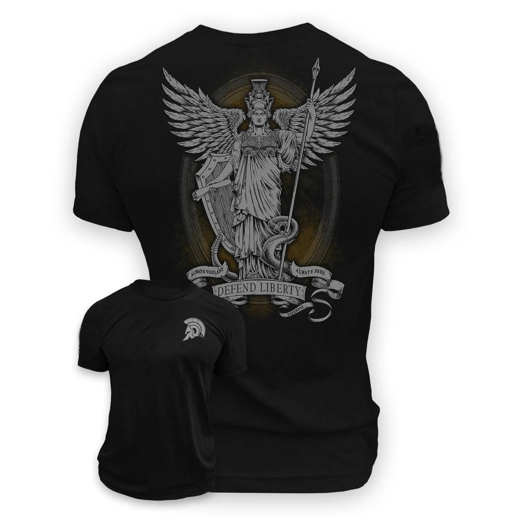 

Creative Design The Goddess of Liberty of Freedom Libertas TShirt Summer Cotton Short Sleeve ONeck Mens T Shirt New S3XL 4XL