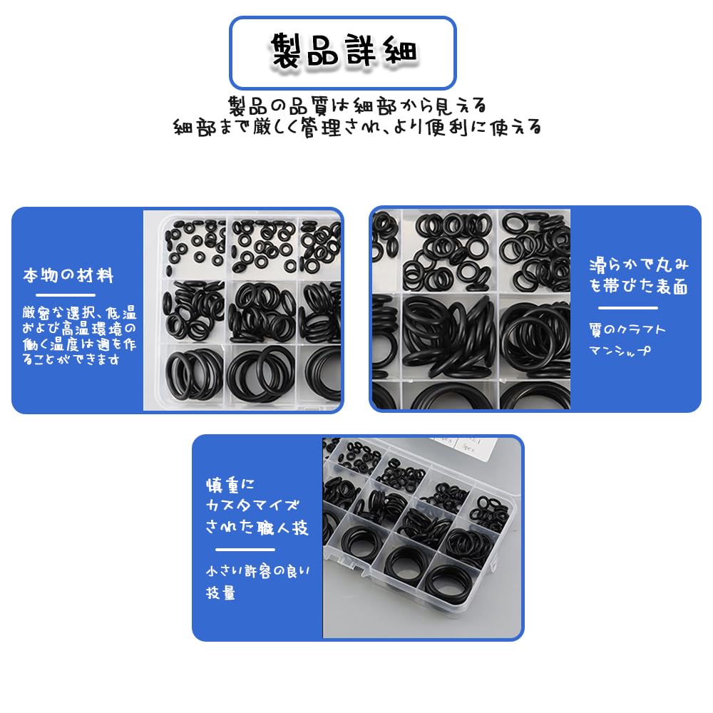 MHSKNHW O-Ring Seal Set, Nitrile Rubber Seal Ring Repair Kit, Applied to , Machine