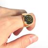 Stainless Steel Intelligent Rings With Waterproof Design And Multilingual Quran Verses For Daily Spiritual Inspiration