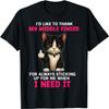 Cat I'd Like To Thank My Middle Finger For Always Sticking T-Shirt