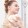 1Pc Double Side Long Handle Bath Brush Soft Hair Massage Bath Ball Powerful Back Rub Back Rub Mud Bath Brush Body Scrub