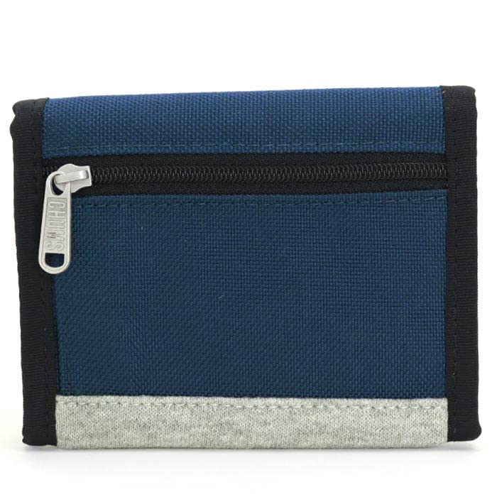 Chums Trifold Wallet Sweat Nylon Men's CH60-3612 Black/Charcoal