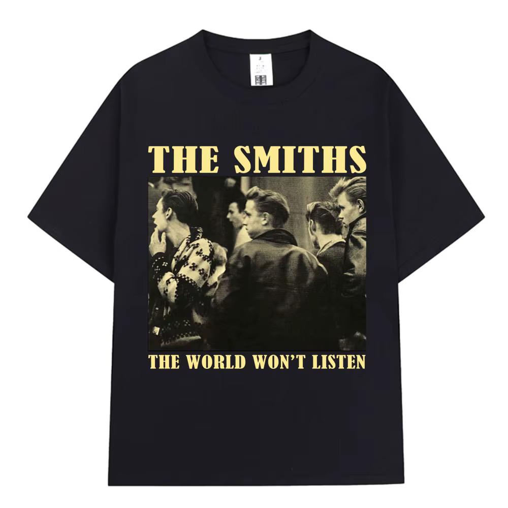 The Smiths La Regina È Morta Maglietta Y2K Maglietta Band Uomo Unisex Top Grafico