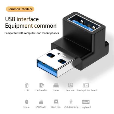90/180 Derece Dirsek C Adaptör Type C OTG - USB Dönüştürücü U Şeklinde USB-C 3.0 Bağlayıcı Android Bilgisayar Telefon Tablet Adaptörü için