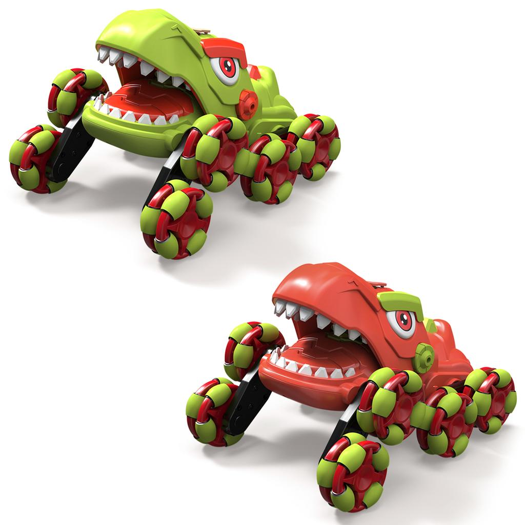 Remote Control Stunt Car, 2.4Ghz 360° Rotating Electric Car Toys with Lights, Sound and Spray Functi