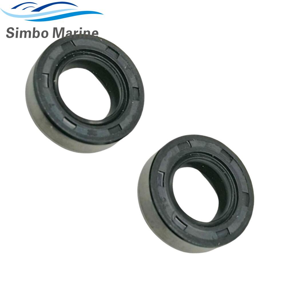 2 Stück Simmerring für Yamaha 93101-10M14 Außenbordteile 2-Takt 4PS 5PS für Parsun F4-03000027 passend für Hidea Powertec 10.8x21x7mm