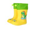 Children's rain boots boy toddler baby child water shoes waterproof and non-slip bundle mouth velvet outdoor lightweight cartoon rain boots