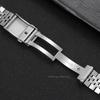Massive Edelstahl-Uhrenschließe Faltschließe 18mm 20mm 22mm Herren Damen Uhrenschließe Universelles Ersatz-Uhrenarmband Zubehör