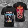 Van Halen Rock Classic T-Shirts 3D Print Men Women Short Sleeve Round Neck T Shirt Harajuku Hip Hop Top Tees Clothing