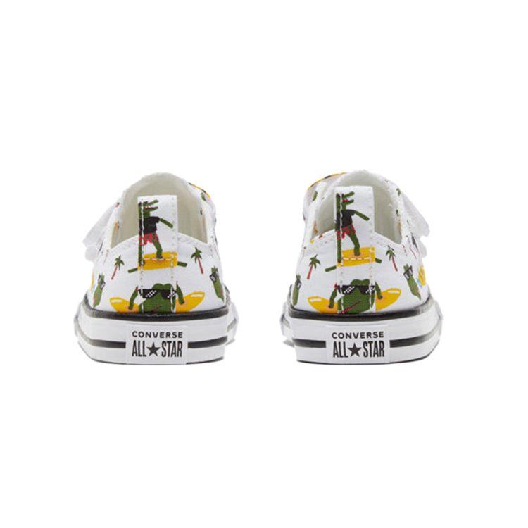 Converse Chuck Taylor All Star Comfortable Casual Low Top Walker Shoes Baby Shoes White Green 771294C