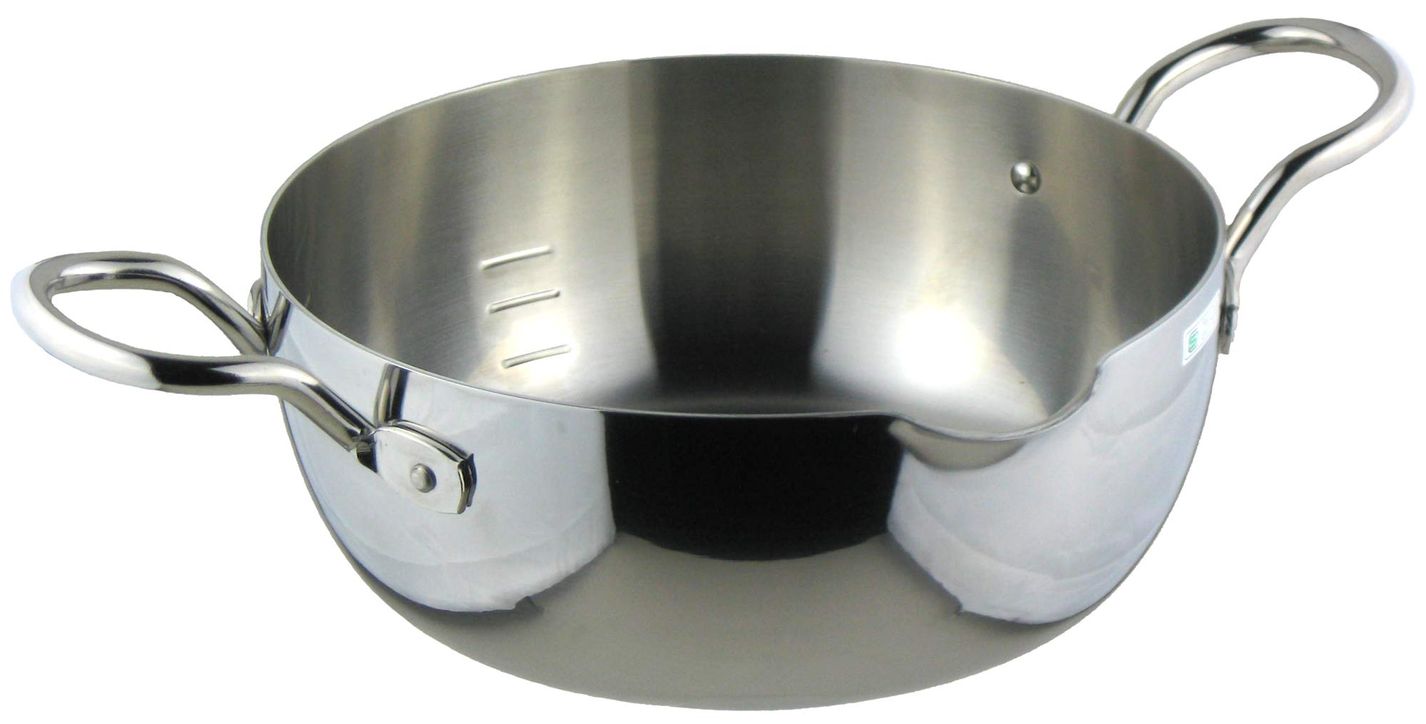 

Nagao TOWA Tempura IH Made in Japan Pan, 21cm, Aluminum-Clad Triple-Layer Steel, Compatible,