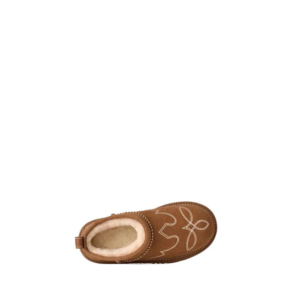 UGG Classic Ultra Mini Western Kids 'Chestnut' (Unisex) Chestnut Kids' Snow Boots 1184371K CHE