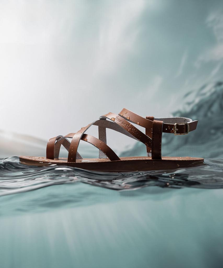 Jesus On The Water Jesus Sandal Shalem Cowhide Strap Sandals 2Cm -Jow102 (5Color) (A Type)