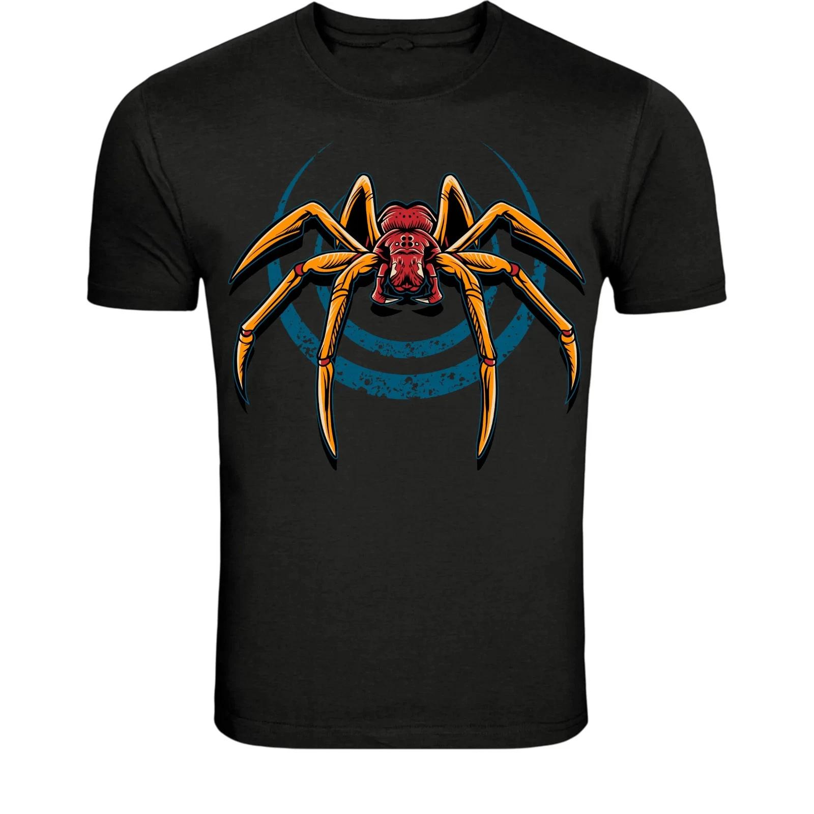 

Giant Spider Horror T-Shirt - Creepy Arachnid Monster Graphic Tee 2XL
