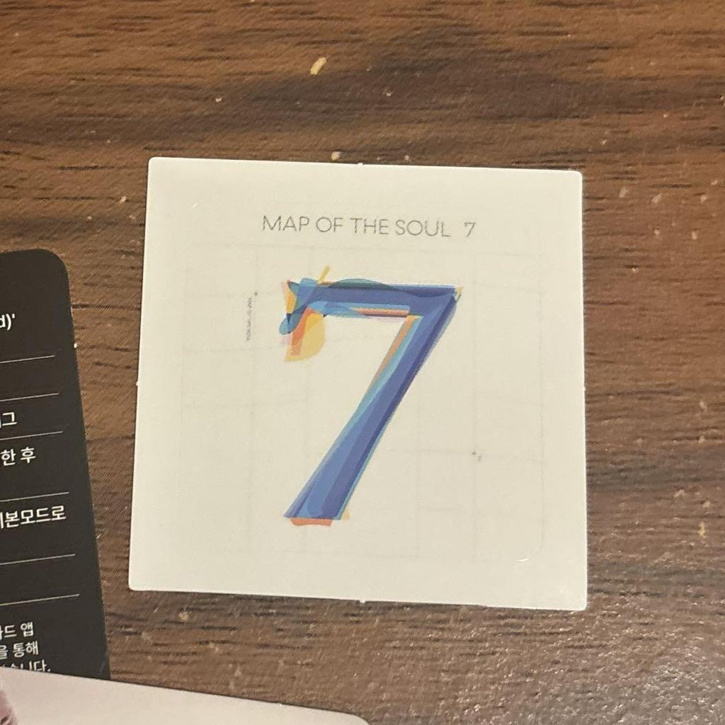 [USED] BTS Capsule Album MAP OF THE SOUL 7