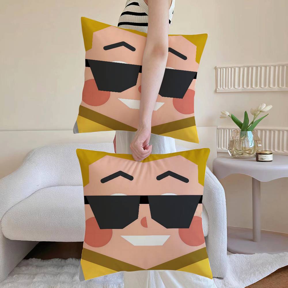 

MBTI Anime Pillow Case Sofa and Living Room Decorative Cushion Covers Dust-proof and Mite-proof Invisible Zipper 12x12Inch