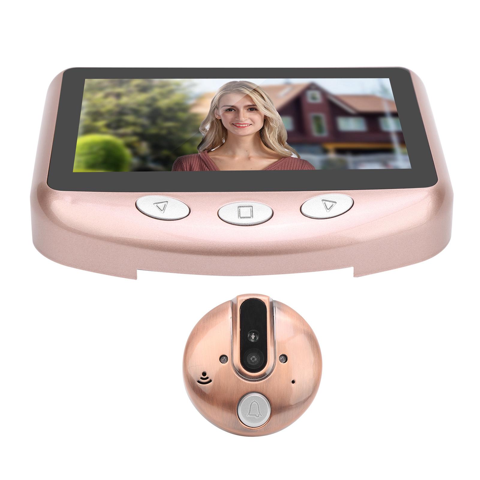 

4.3in 720P Video Door Peephole Camera 120 Degree Wide Angle Infrared Night for Home Security