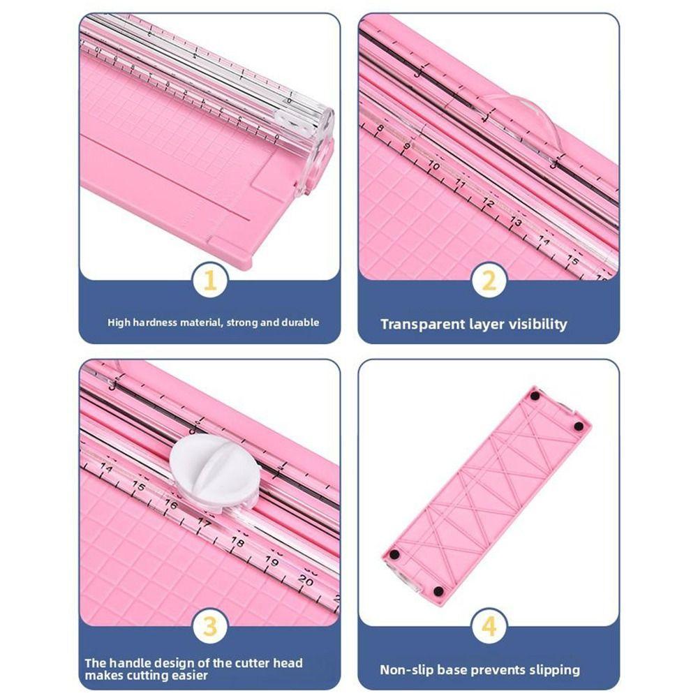 1Pcs Plastic Paper Trimmer A4 Paper Cutting Machine Durable Paper Slide Cutter  Home Crafts Tool