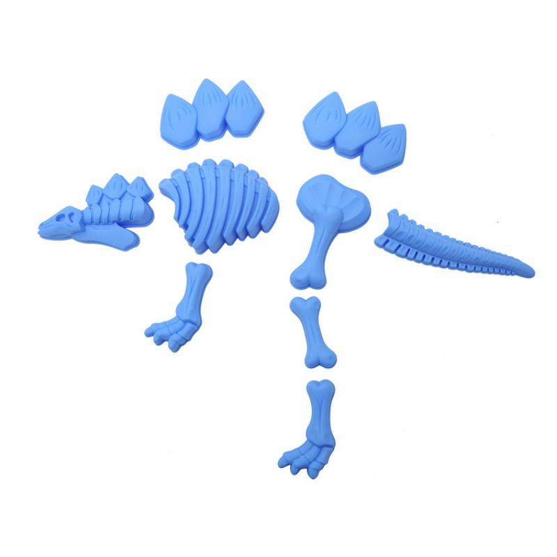 Игровые формы для песка в виде динозавров для детей — фото 6