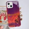 Music Band M-Megadeth Tempered Glass For Iphone 14 13 12 11 Pro Mini XS MAX 14Plus X XS XR Cover