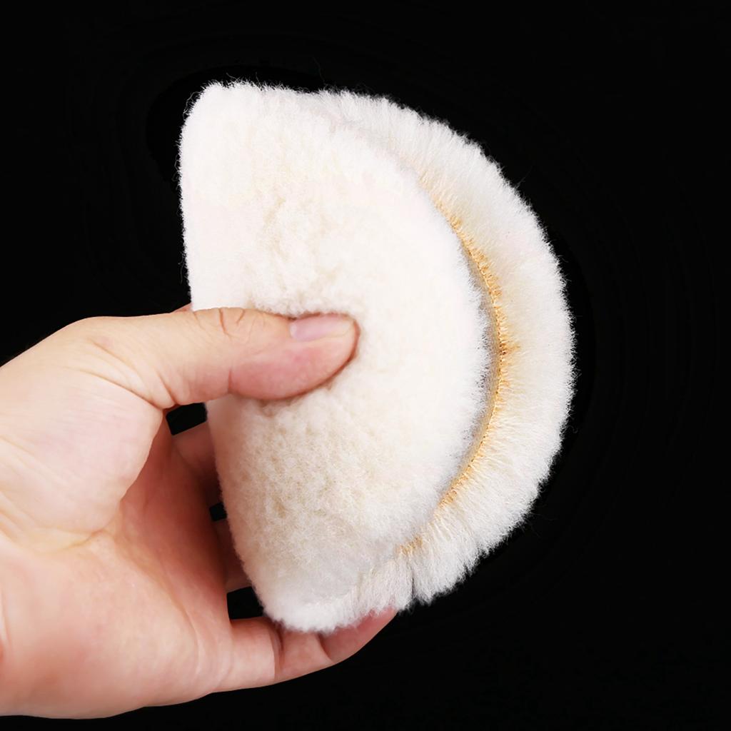 1Pc Wool Polishing Buffing Waxing Pad For Car Polisher Buffer 3 New