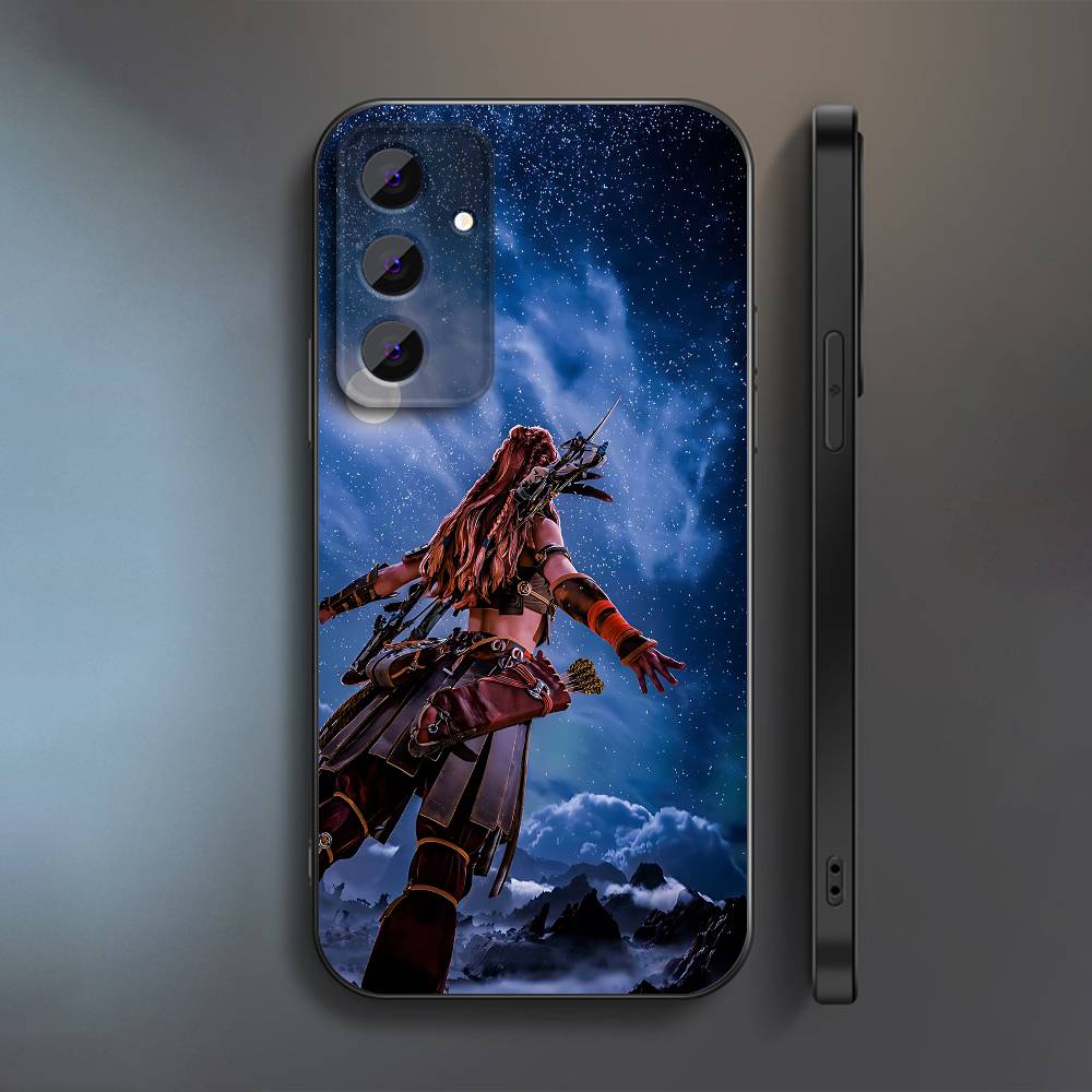H-Horizon Forbidden West Aloy Phone Case For Samsung S22,S24,S20,S25,S23,S30,S26,Ultra,Plus,5G ,Fe,Lite Black Cover