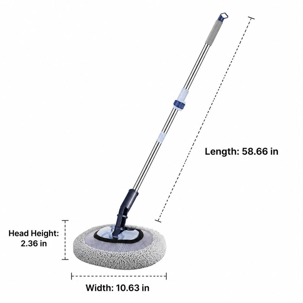 Chenille Car Wash Brush Scratch Telescopic Washing Soft Microfiber Mop for