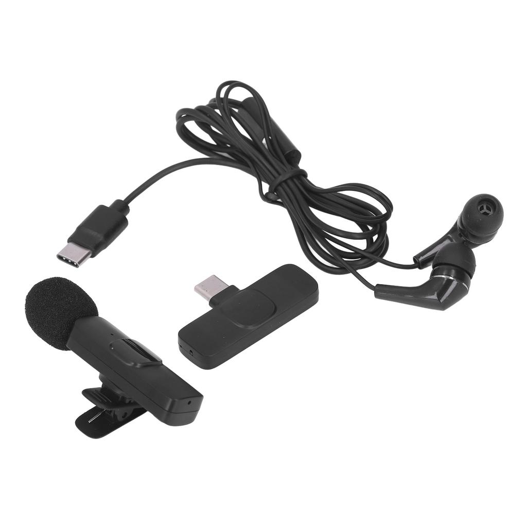 Drahtloses Ansteckmikrofon Telefon Videoaufnahme Mikrofon Typ C Anschluss Live-Stream Mikrofon für Interview