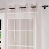 Cotton Eyelet Curtain 135x250 Cm PANAMA Linen, by Soleil d'Ocre