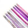 False Party Headdress Decor Glitter Strips Tinsel Sparkle Silk Wig Long Straight Sparkly Ponytail