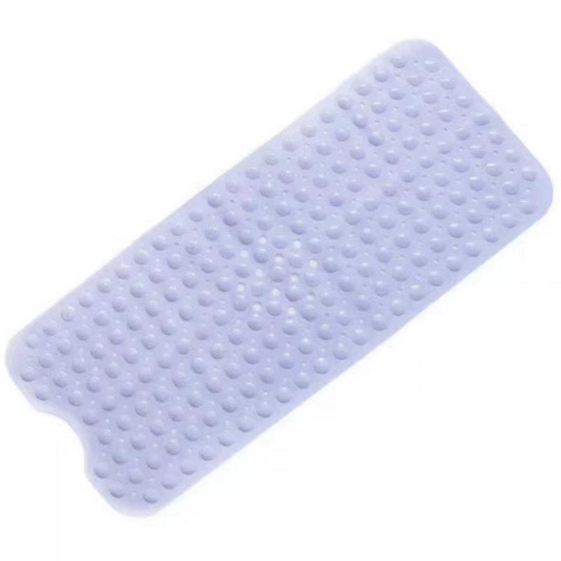 Bathtub Anti-Slip Shower Mat - Bathroom Foot Pad with Suction Cups to Prevent Falls