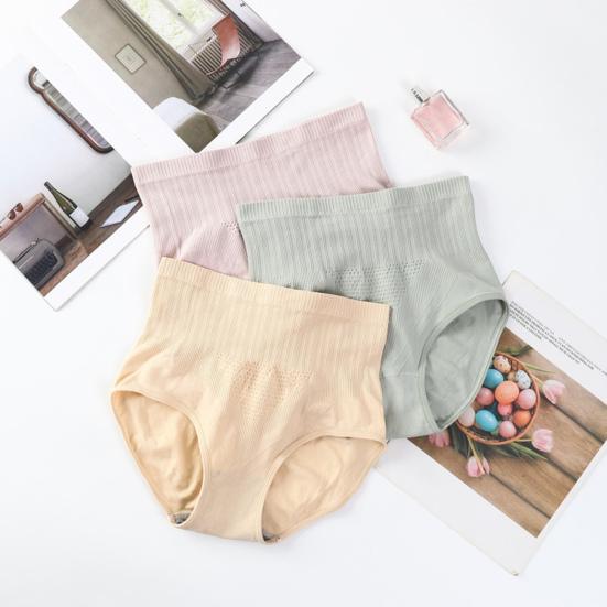 Trendy Lady Briefs Breathable Anti-septic Solid Color Comfortable Wear Elastic Women Panties Inner Wear Clothes