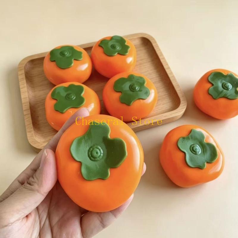 E7Ce Fun Fruit Theme Stress Ball Squeeze Toy For Office School And Home Use Slow Rising Decompressing Toy For Emotion Support